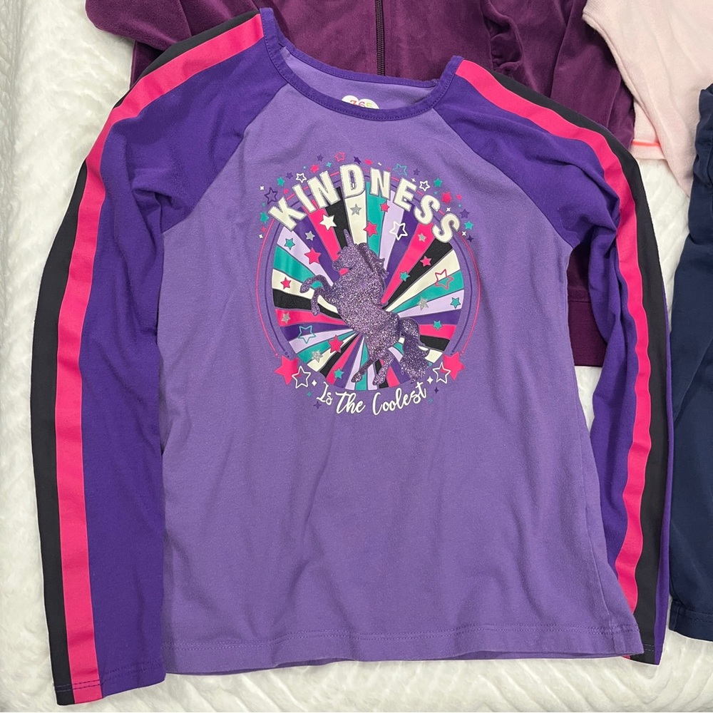 Girls Long Sleeve Shirt‎ Cardigan Jacket Bundle size medium Hanna Andersson - Picture 4 of 14
